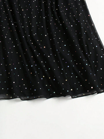 Women's Glitter Off Shoulder Bodycon Dress