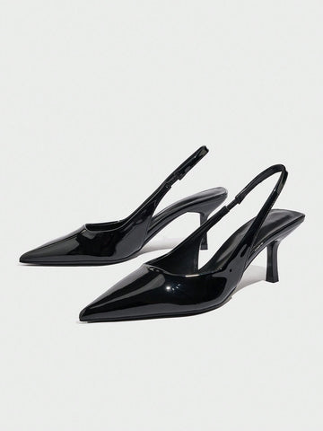 Women's High Heel Pointed Toe Pumps, Fashion Stiletto Heel Slip-On