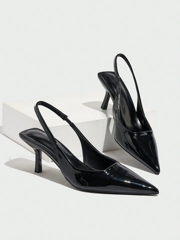 Women's High Heel Pointed Toe Pumps, Fashion Stiletto Heel Slip-On