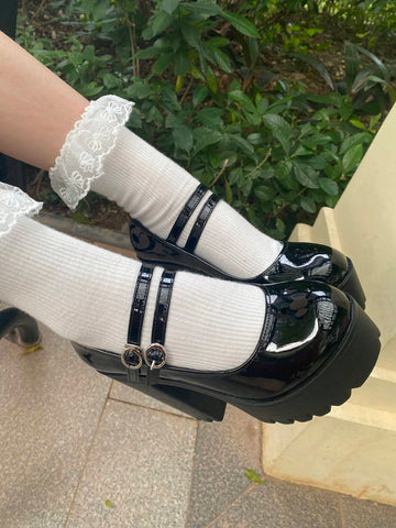 Women's High Heel Shoes Women's Slope Heels&Thick Sole Shoes