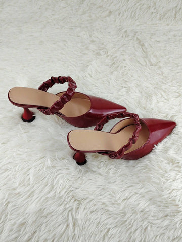 Women's High Heels, Suitable For All Seasons, Fashionable Pointed-Toe Design, Stylish