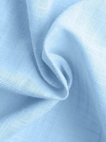 Women's Linen Long Sleeve Solid Color Button-Up Collar Casual Elegant Comfortable Shirt