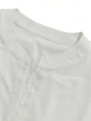 Women's Long Sleeve Solid Color Sequin Shirts & Blouses For Club Party