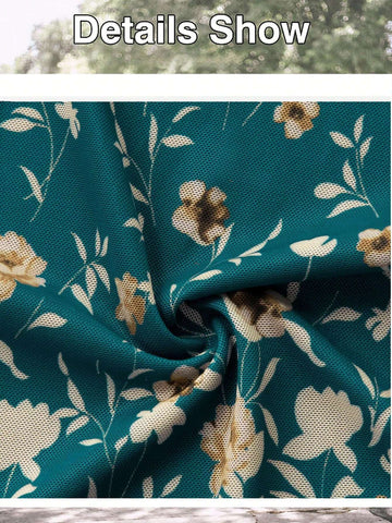 Women's Long Sleeve Tunic Tops Casual Loose Fit Floral Blouses Mesh Pleated Layered Shirt