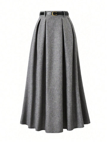 Women's Loose Design Sense Fashion Versatile Elegant Skirt
