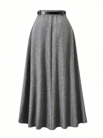 Women's Loose Design Sense Fashion Versatile Elegant Skirt