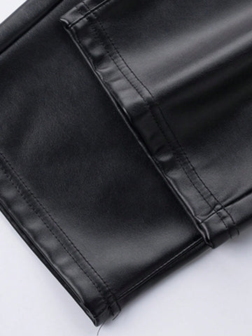 Women's Loose Fit Straight-Leg Casual Streetwear Pants With Pockets