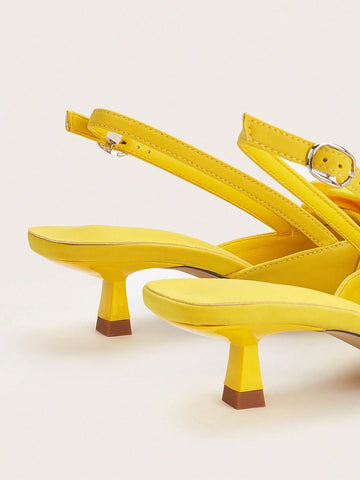 Women's Niche Elegant Comfortable Floral Decor High Heel Pumps