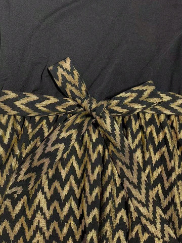 Women's Patchwork Long Sleeve Plaid & Floral Print Midi Dress, 4 Seasons