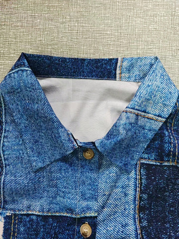 Women's Plaid Drop Shoulder Long Sleeve Single-Breasted Casual Shirt For Autumn