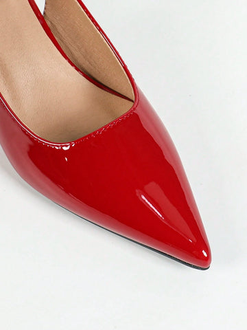 Women's Pointed Toe Hollow Back High Heel Fashionable Sandals