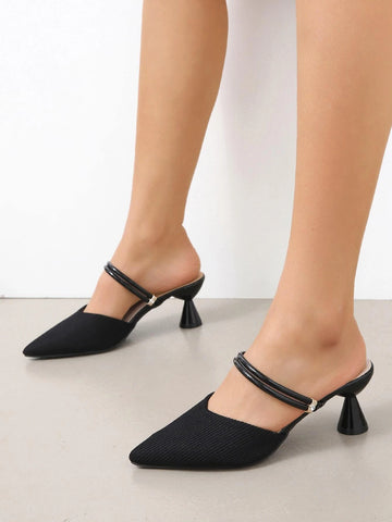 Women's Pointed Toe Mules & Clogs, Slip On Heels, Spring & Autumn New Arrivals