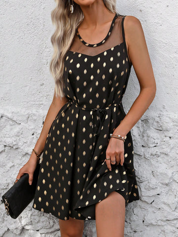 Women's Polka Dot Simple Daily Dress