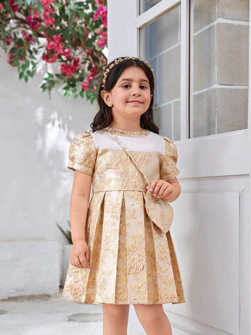 Women's Printed Short Sleeve Simple Everyday Dress