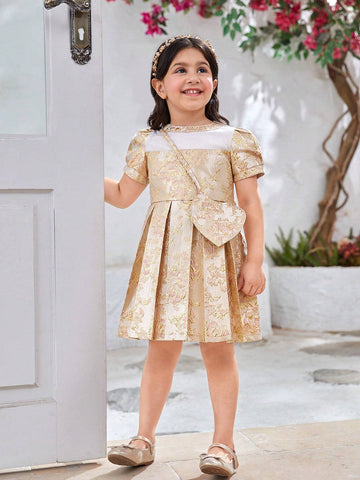 Women's Printed Short Sleeve Simple Everyday Dress