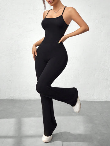 Women's Sexy Backless Jumpsuit