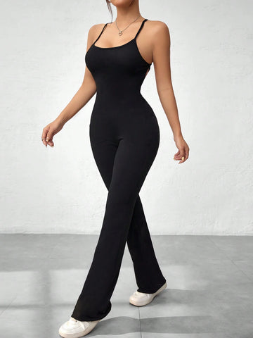 Women's Sexy Backless Jumpsuit