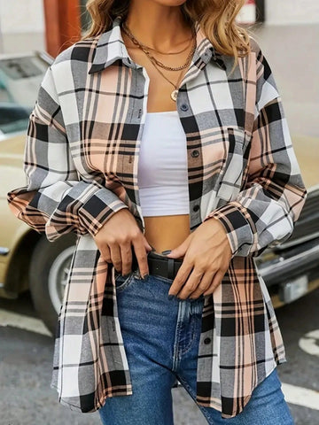 Women's Simple & Casual Basic Shirt, For Everyday Wear