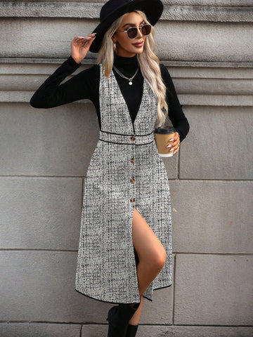 Women's Sleeveless Vest Style Dress