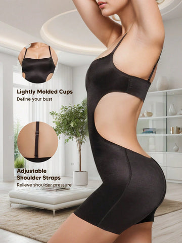 Women's Slimming Hollow Out Tight-Fitting Jumpsuit With Tummy Control