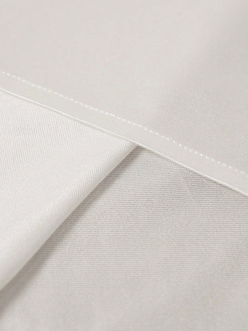 Women's Solid Button Up Tie Neck Blouse