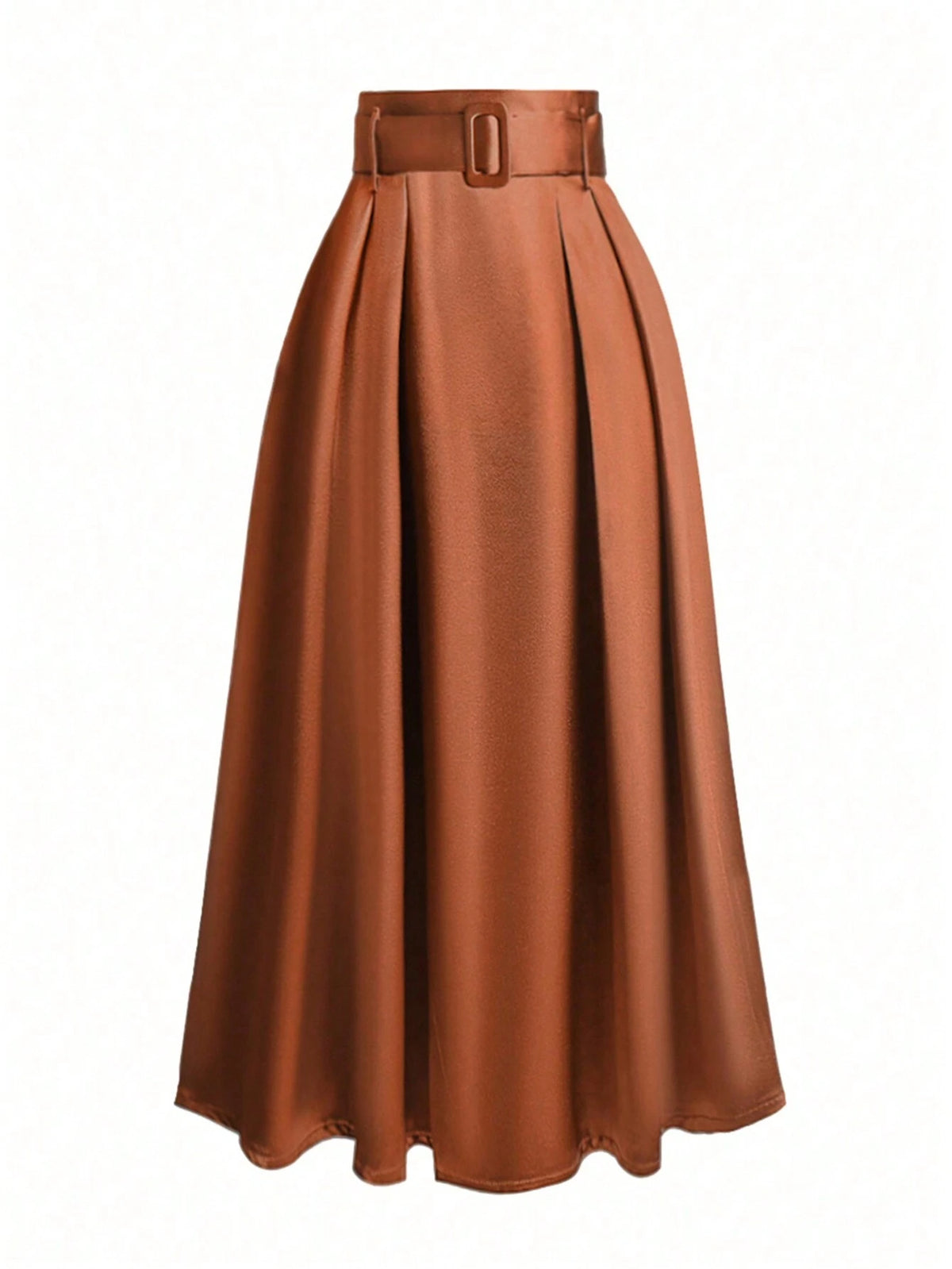 Women's Solid Color Bohemian Style Skirt, Waist Slimming And Fashionable