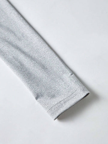 Women's Solid Color Minimalist Long Sleeve Jumpsuit