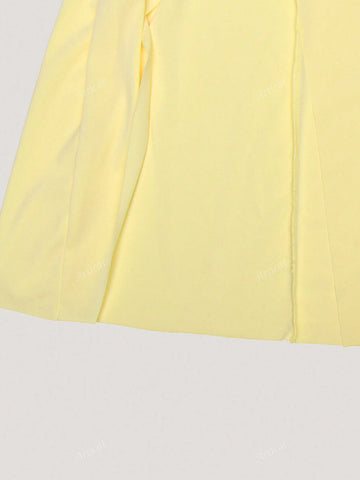 Women's Solid Color Simple Daily Strapless Slit Cocktail Dress