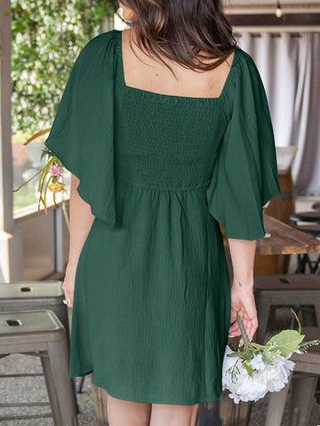 Women's Solid Color Simple Daily Dress