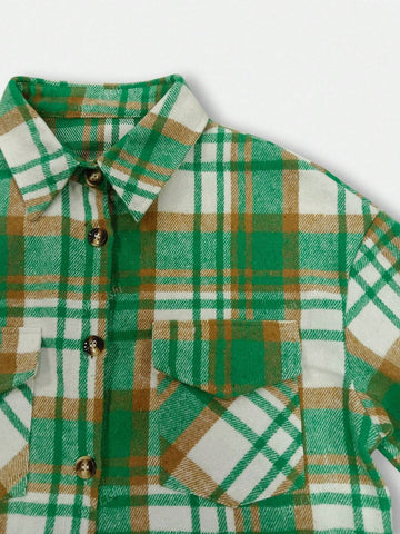 Women's Stand Collar Button-Down Long Sleeve Shirt, Autumn/Winter