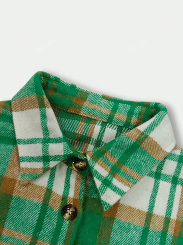 Women's Stand Collar Button-Down Long Sleeve Shirt, Autumn/Winter