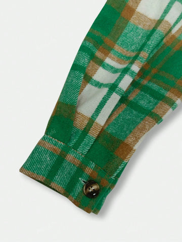 Women's Stand Collar Button-Down Long Sleeve Shirt, Autumn/Winter