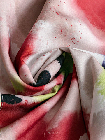 Women's Summer Tie-Dye Printed Short Sleeve Casual Loose Shirt With Pocket