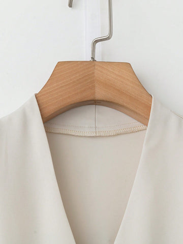 Women's V-Neck Blouse, Elegant, Dignified, Gentle And Versatile For Commuting