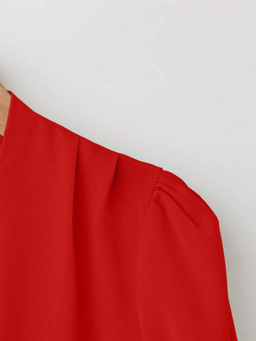 Women's V-Neck Elegant, Dignified, Gentle And Versatile Blouse