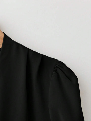 Women's V-Neck Elegant, Graceful, Versatile, Commute Blouse