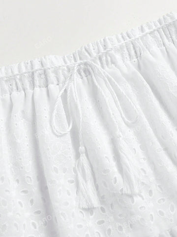 FRIFUL Fold Pleated Detail Flare Skirt