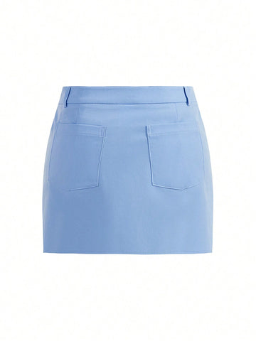 XYZ Studio Casual Printed Regular Waist Crop Skirt For Women