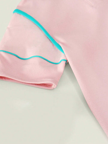 Young Girl 2024 New Summer Casual Fashionable Polo Collar Dress