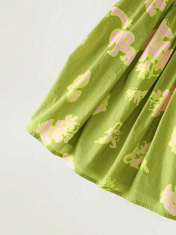 Young Girl 2024 Summer New Vintage Artistic Sleeveless Dress