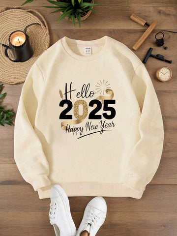 Young Girl' Casual Comfortable Fleece Crew Neck Long Sleeve Sweatshirt, Autumn/Winter