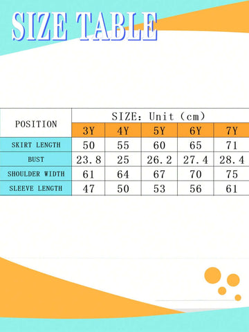 Young Girl Casual Geometric Pattern Short Sleeve Holiday Dress