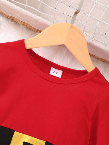 Young Girl Casual Long Sleeve Christmas Dress