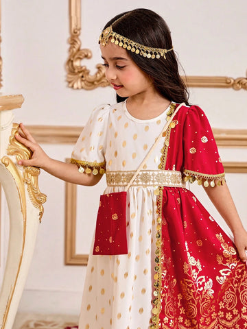 Young Girl Casual Minimalist Style Daily Wear Dress