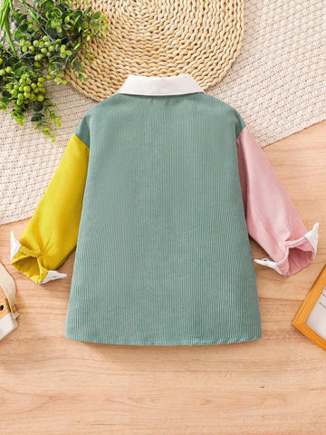 Young Girl Casual White Shirt With Ruffle Hem And Bow Decor, Asymmetrical Hem, Suitable To Pair With Various Pants, Coats And Jackets