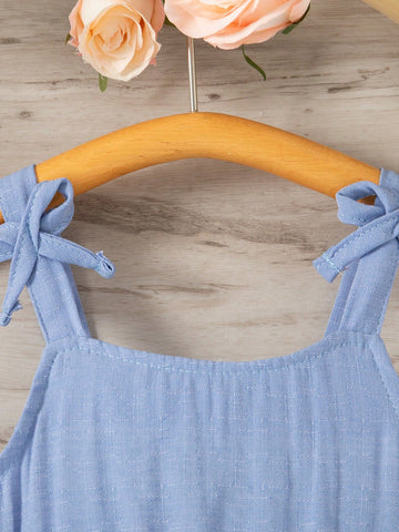 Young Girl' Colorblock Cute Summer Camisole Cake Dress