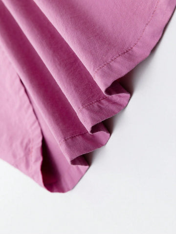 Young Girl Colorblock T-Shirt & Patchwork Dress Summer Princess Dress Outfit For Kids, 2024 New Arrival