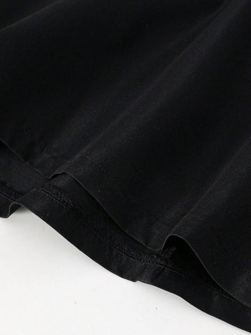 Young Girl Doll Collar Bubble Sleeve Dress