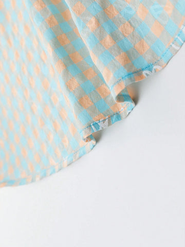 Young Girl Dress Children's Flying Sleeve Princess Dress, Summer 2024 New Style Girls' Fashionable Summer Dress