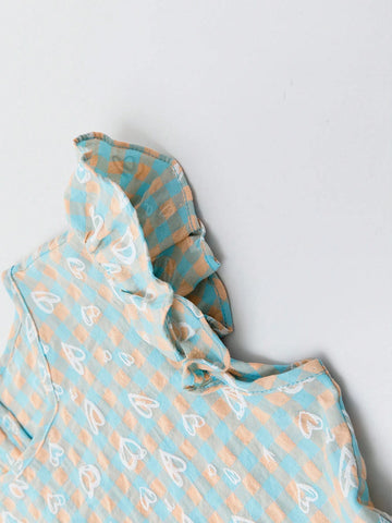 Young Girl Dress Children's Flying Sleeve Princess Dress, Summer 2024 New Style Girls' Fashionable Summer Dress